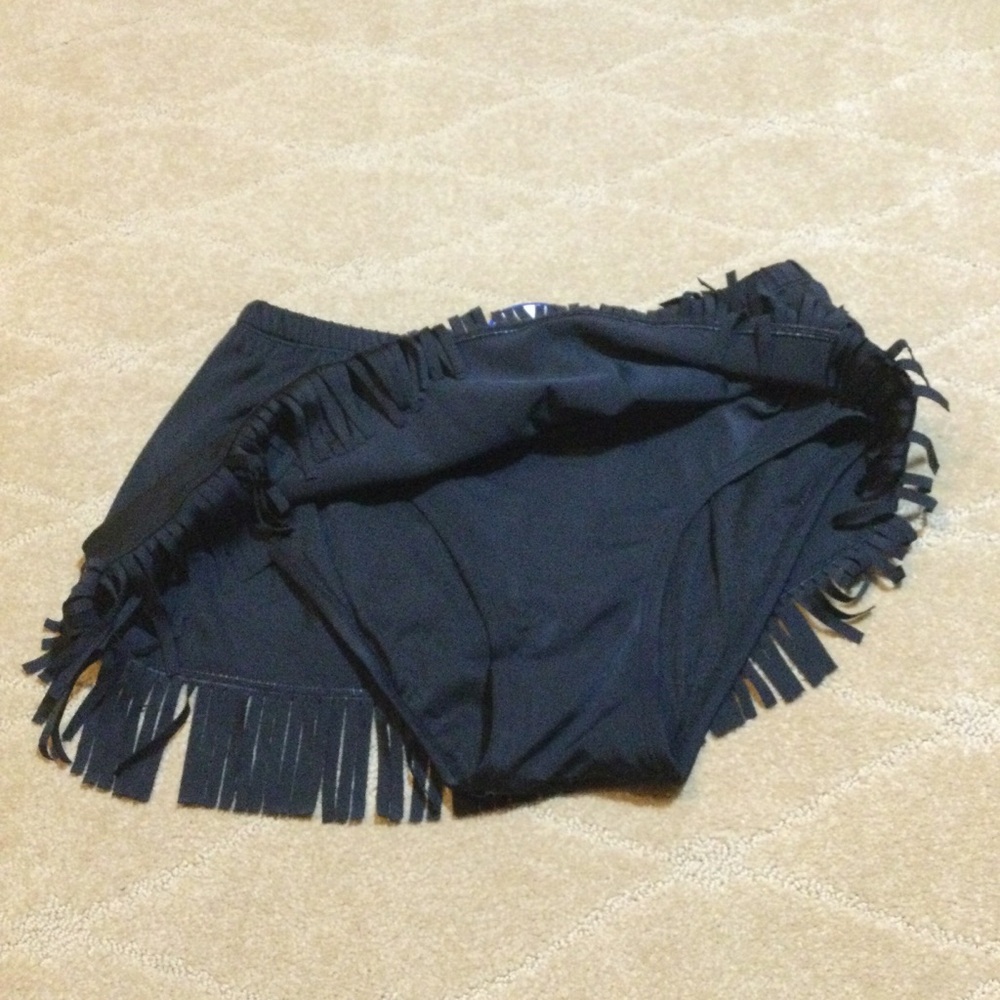 Swim 365 X Swimsuits For All NWT Asymmetrical Fringe Swim Skirt, 10 - Picture 3 of 6